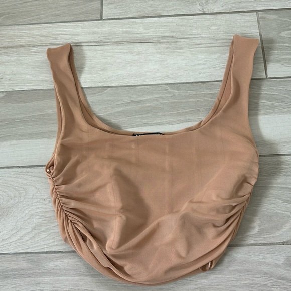 tulle corset style zara top - Picture 2 of 5